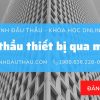 Mời thầu qua mạng (2)-TB