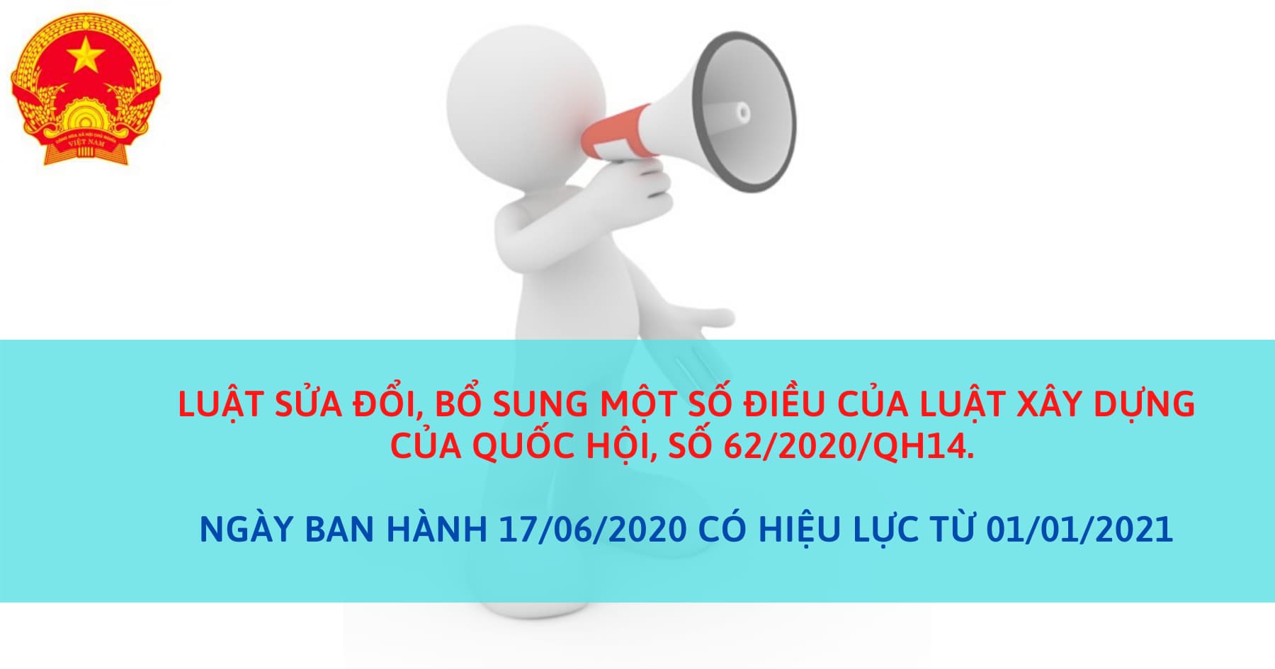 Luật 62-2020 bổ sung luật xây dựng